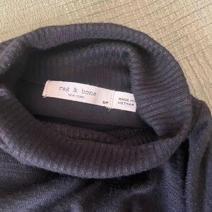 Rag & Bone Women's Black Turtleneck Dress
